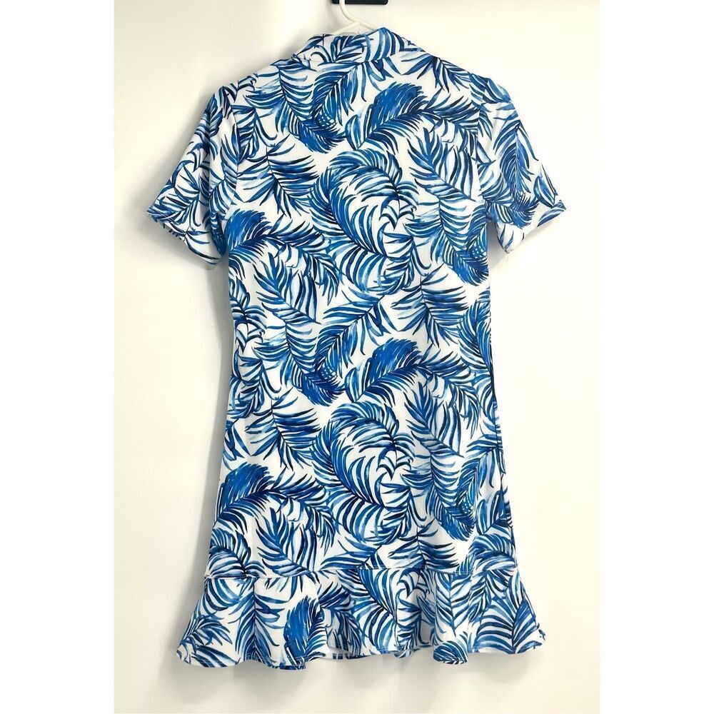 Tommy Bahama NWT size S blue palms dress golf tennis pickleball - Picture 7 of 13